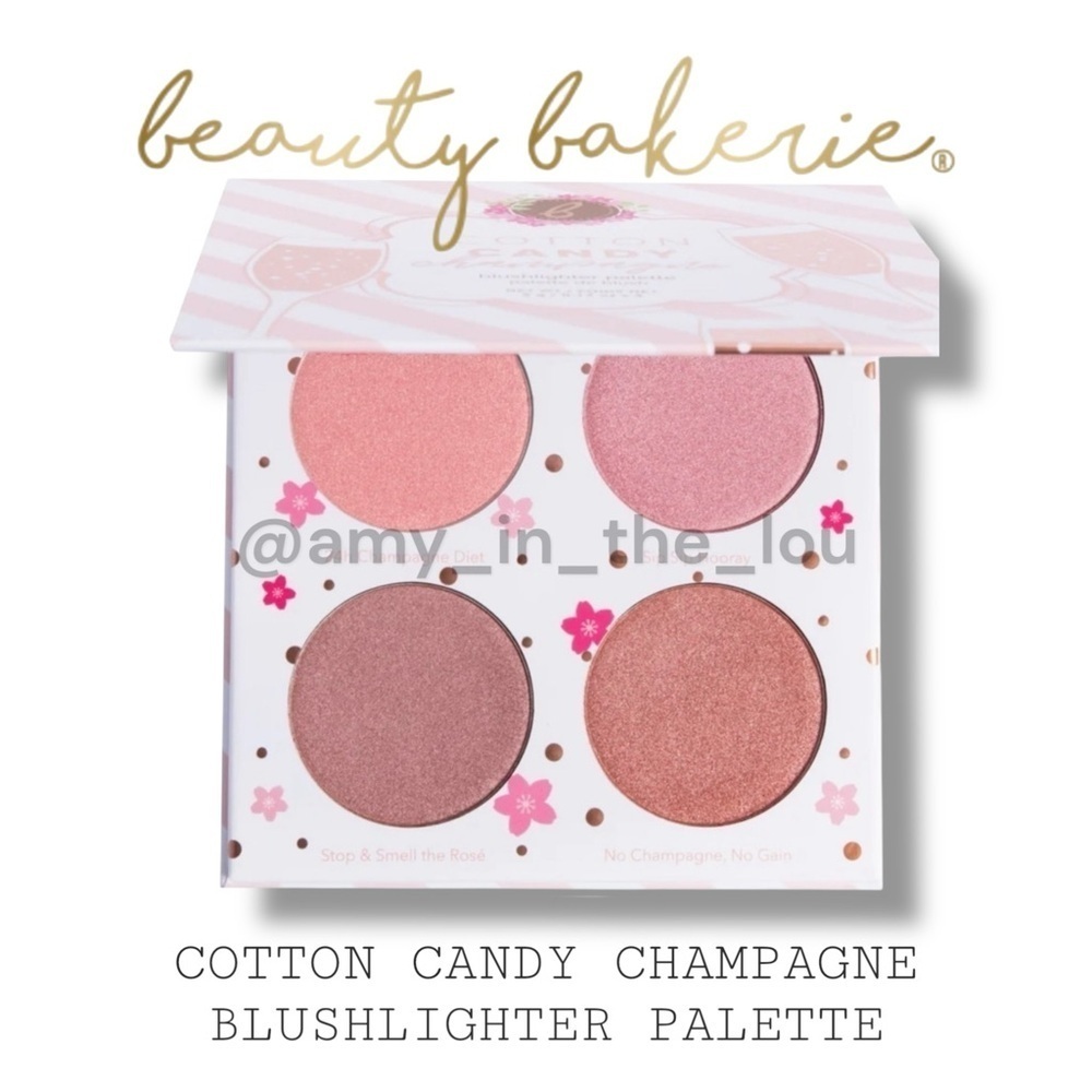 Blushlighter Palette in Cotton Candy Champagne by Beauty Bakeries